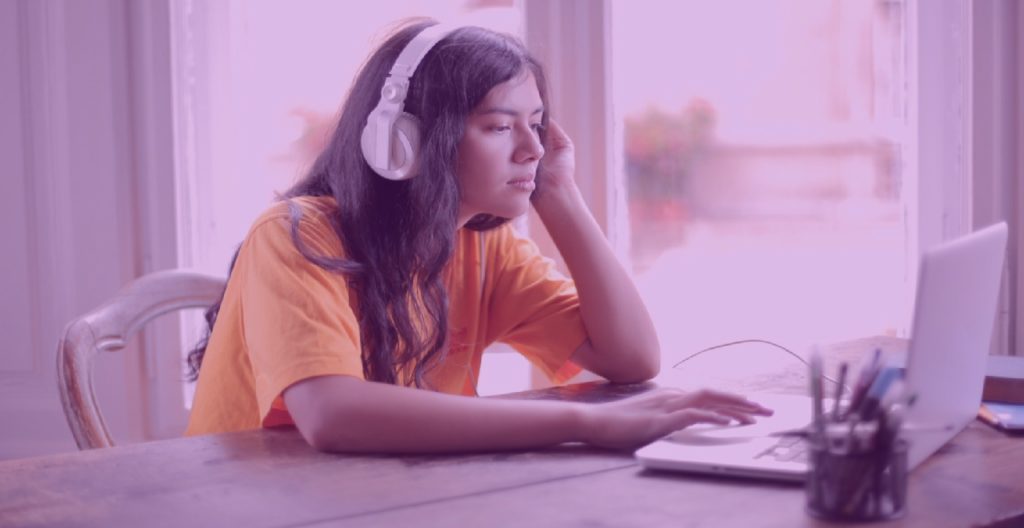 girl headset